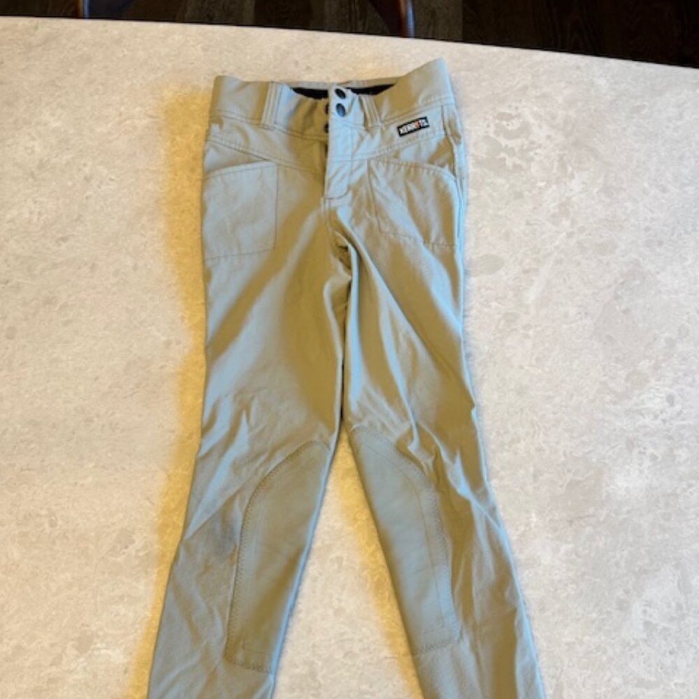 Kerrits Youth Riding Breeches – Size Large – Leather Knee Patch